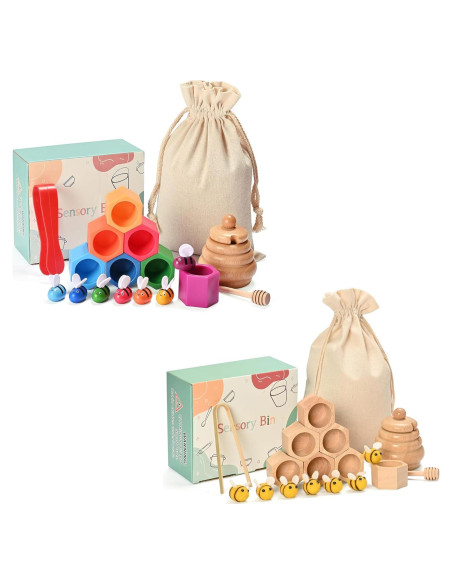 Caja Sensorial Montessori MONT PLEASANT - Juguetes de Aprendizaje Caja Sensorial Montessori MONT PLEASANT - Juguetes de Aprendizaje