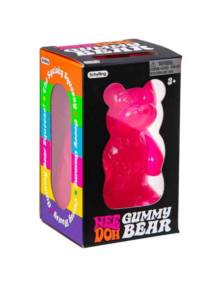 Juguete Sensorial Antiestrés Schylling NeeDoh Oso Gummy - Paquete de 2 Juguete Sensorial Antiestrés Schylling NeeDoh Oso Gummy - Paquete de 2