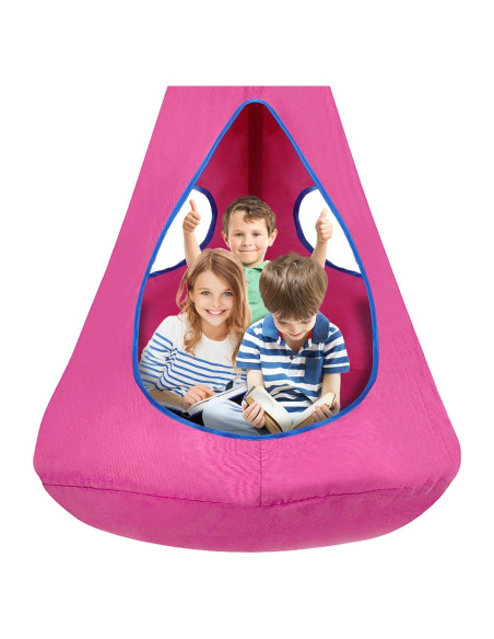 Silla de Columpio para Niños SUCHDECO Rosa 110.5 cm D x 132.1 cm H Silla de Columpio para Niños SUCHDECO Rosa 110.5 cm D x 132.1 cm H