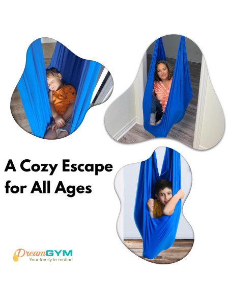 Columpio Sensorial DreamGYM para Puerta Azul - 99.79 kg Columpio Sensorial DreamGYM para Puerta Azul - 99.79 kg