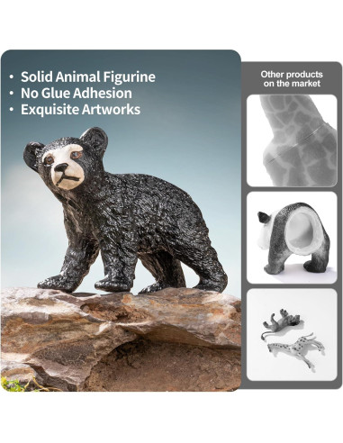 Set de 9 Figuras de Osos Realistas Zoopal - Juguetes Educativos
