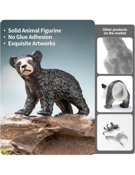Set de 9 Figuras de Osos Realistas Zoopal - Juguetes Educativos Set de 9 Figuras de Osos Realistas Zoopal - Juguetes Educativos