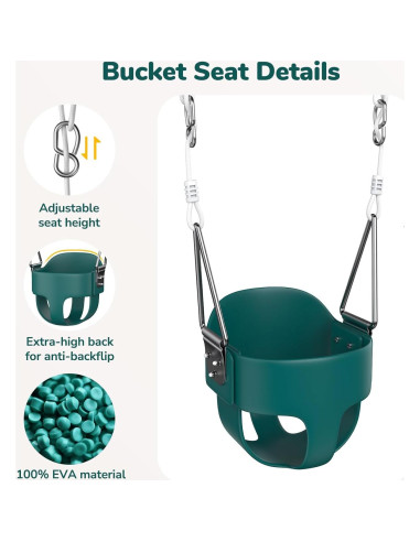 Columpio Plegable para Niños Hapfan - Soporte Metalico 9kg