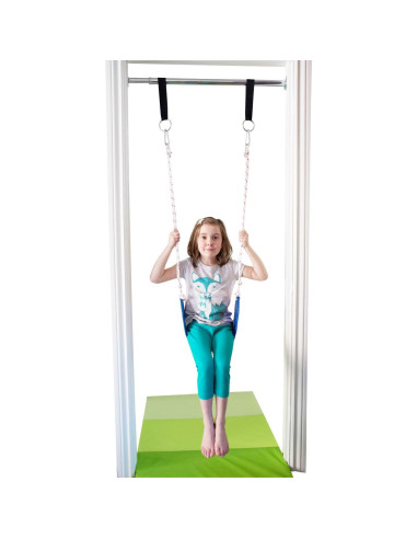 Columpio de Puerta DreamGYM con Barra de Trapecio y Anillos