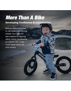 Bicicleta de Equilibrio Strider 12 Pro para Niños 1-4 Años 2