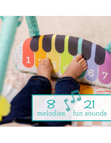 Gimnasio de Actividad Musical Infantino Kick 'n Keys 7-en-1