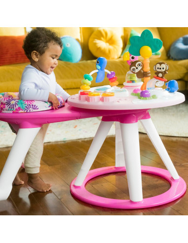 Andador para Bebés Bright Starts 2-en-1 Coral Tropical