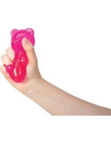 Juguete Sensorial Antiestrés Schylling NeeDoh Oso Gummy 8.9 cm Rosa