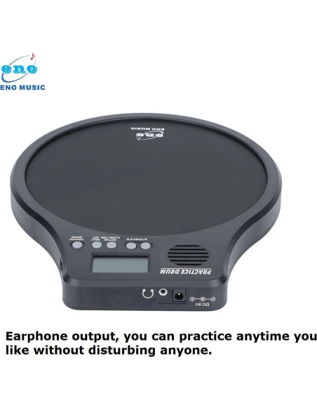 Almohadilla de Práctica de Batería Eno Music EMD-40 2 en 1 Almohadilla de Práctica de Batería Eno Music EMD-40 2 en 1