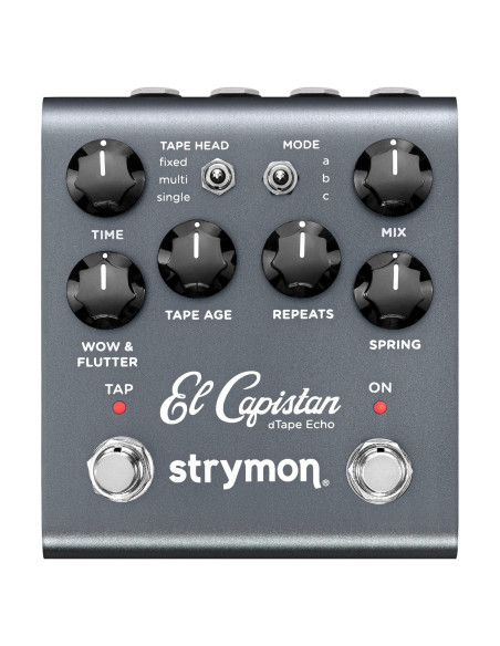 Pedal de Eco Strymon El Capistan V2 dTape 9V Gris Pedal de Eco Strymon El Capistan V2 dTape 9V Gris
