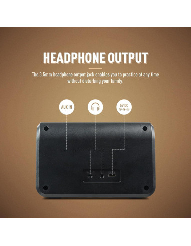Amplificador de Guitarra Portátil Sonicake QAM-10 10W Bluetooth