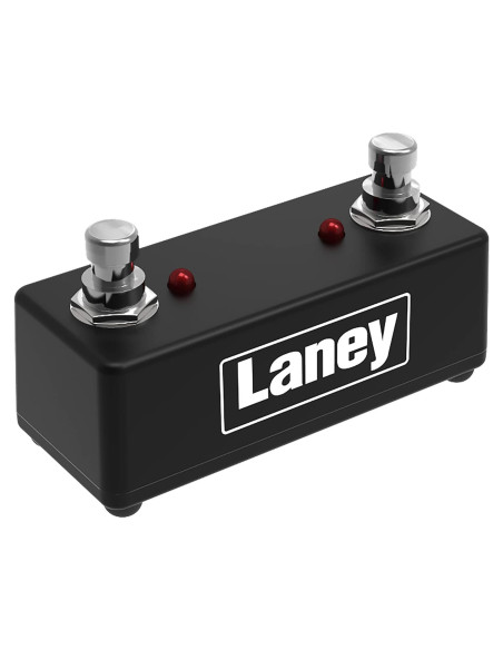 Pedal Doble Laney FS2-MINI con LED y Cable Desmontable Pedal Doble Laney FS2-MINI con LED y Cable Desmontable
