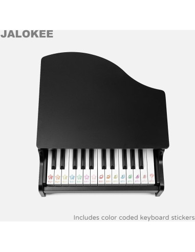 Teclado de Piano JALOKEE 25 Teclas de Madera para Niños