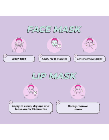 Set de Mascarillas Labiales y Almohadillas de Colágeno Vitamasques