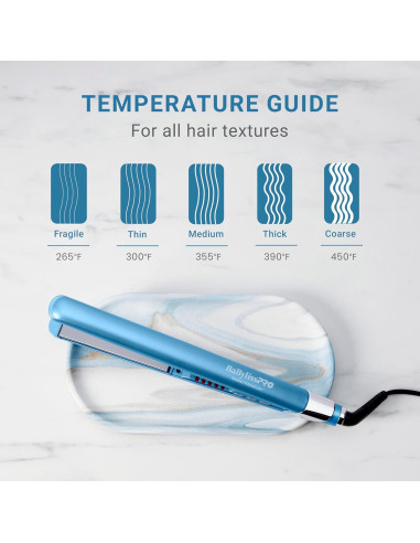 Plancha de Pelo BaBylissPRO Ultra Lisa 1" Nano Titanio