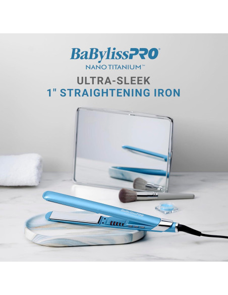 Plancha de Pelo BaBylissPRO Ultra Lisa 1" Nano Titanio Plancha de Pelo BaBylissPRO Ultra Lisa 1" Nano Titanio