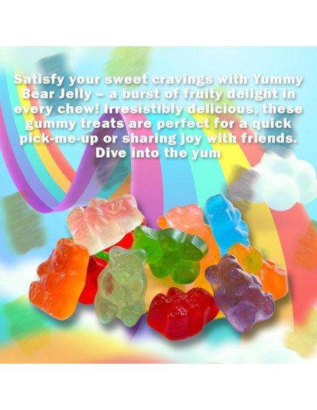 Ositos de Goma Halal 5kg - Dulces Multicolor a Granel Ositos de Goma Halal 5kg - Dulces Multicolor a Granel