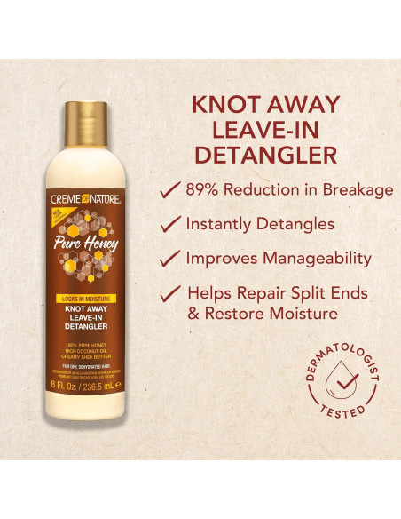 Crema Desenredante Sin Enjuague Crema de Naturaleza 226.8 g Crema Desenredante Sin Enjuague Crema de Naturaleza 226.8 g