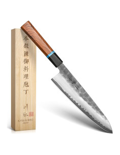 Cuchillo de Chef KAWAHIRO 20 cm Forjado a Mano VG10