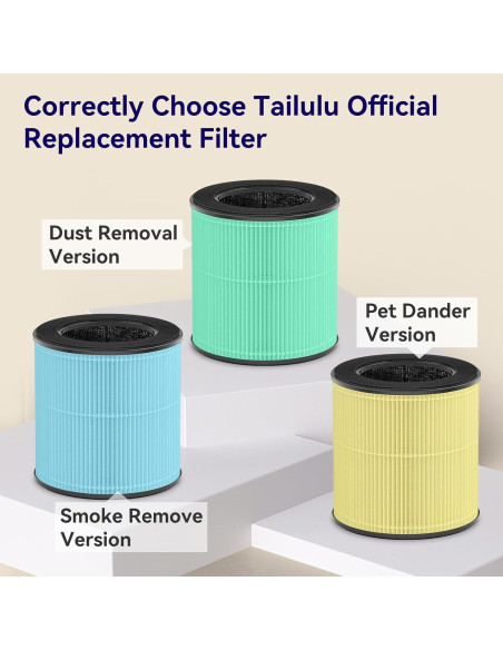 Purificador de Aire Tailulu AP052 HEPA H14 111 m Silencioso Purificador de Aire Tailulu AP052 HEPA H14 111 m Silencioso