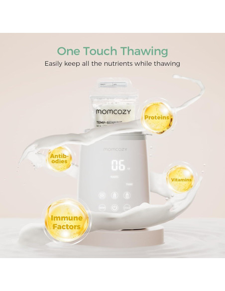 Calentador de Botellas Momcozy Rápido con Temporizador y Apagado Automático Calentador de Botellas Momcozy Rápido con Temporizador y Apagado Automático