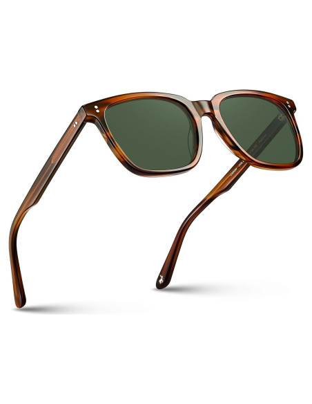Gafas de sol polarizadas CARFIA para hombres UV400 cuadradas Gafas de sol polarizadas CARFIA para hombres UV400 cuadradas