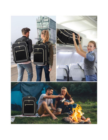 Mochila de Viaje LOVEVOOK 40L para Mujeres - Aprobada para Vuelos