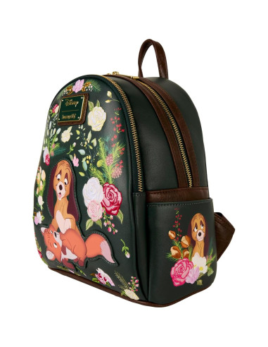 Mochila Mini Loungefly Disney El Zorro y el Sabueso 22.8x26.6cm