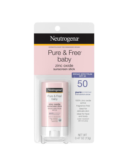 Protector Solar Mineral Neutrogena Bebés SPF 50 Barra 13.34 g Protector Solar Mineral Neutrogena Bebés SPF 50 Barra 13.34 g
