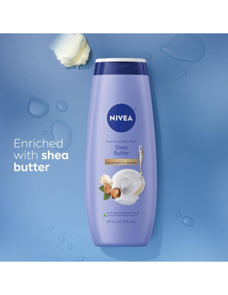 Conjunto Gel de Ducha NIVEA Nutritivo 591 ml - 3 Botellas Conjunto Gel de Ducha NIVEA Nutritivo 591 ml - 3 Botellas