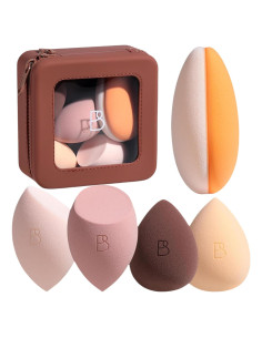 Set de Esponjas de Maquillaje BS-MALL V3.0 con Bolsa Impermeable