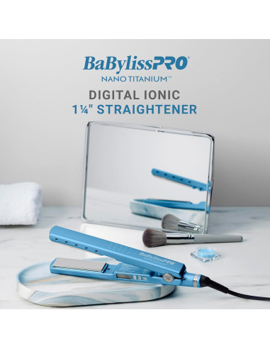 Plancha Digital Iónica BaBylissPRO 3.18 cm Alisador de Cabello