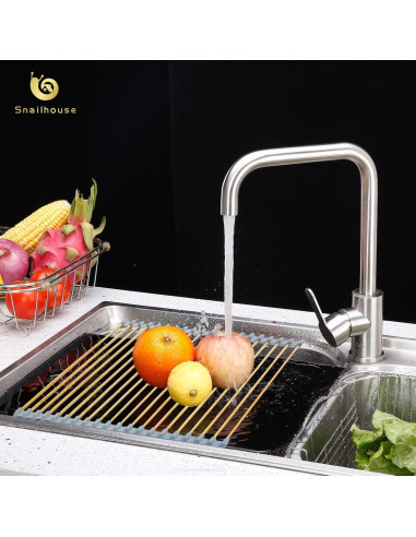 Escurridor de Platos Snailhouse Acero Inoxidable 45.2x30cm Dorado