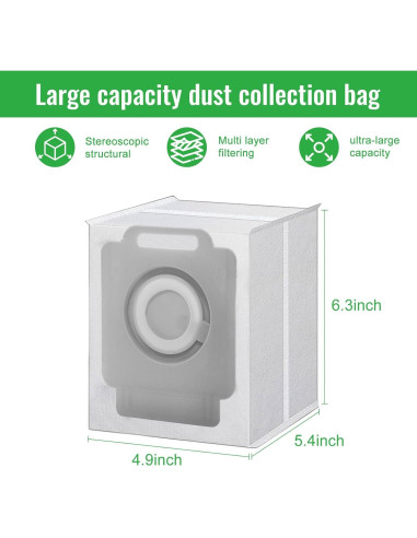 Paquete de 12 bolsas de vacío HNRLOY para iRobot Roomba
