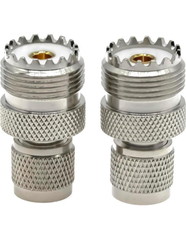 Adaptadores Coaxiales PL259 UHF Ahoaepy 2PCS Mini UHF Macho