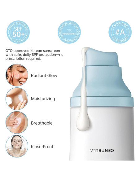 Protector Solar Coreano SPF 50+ Centella 50ml Hidratante Protector Solar Coreano SPF 50+ Centella 50ml Hidratante