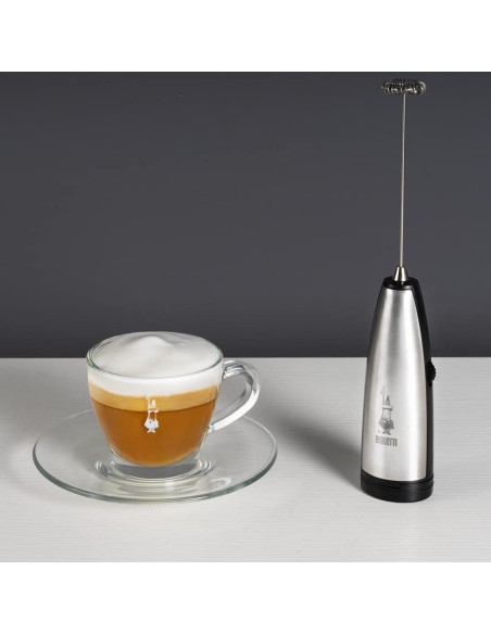 Espumador de Leche Bialetti, Acero Inoxidable, 30x20 cm Espumador de Leche Bialetti, Acero Inoxidable, 30x20 cm