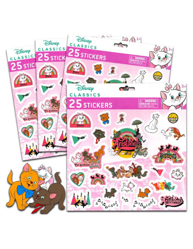 Stickers de Aristocats Disney - 100 Stickers para Fiesta