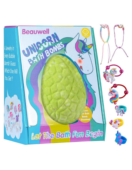 Bombas de Baño XXXL Beauwell con Joyería Sorpresa - Regalo para Niñas Bombas de Baño XXXL Beauwell con Joyería Sorpresa - Regalo para Niñas