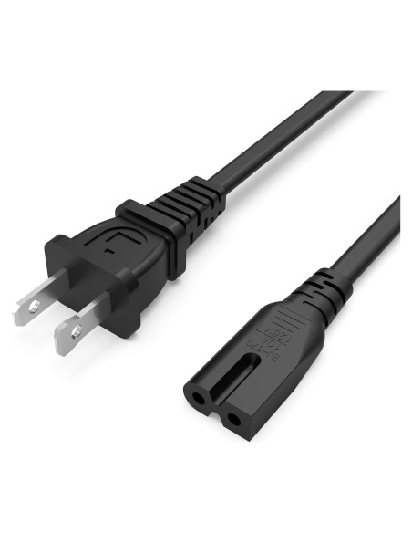 Cable de Alimentación CA 2 Clavijas 1.8m Superer para Máquinas de Coser Cable de Alimentación CA 2 Clavijas 1.8m Superer para Máquinas de Coser