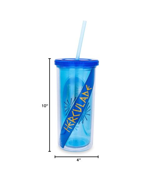 Taza de Viaje Disney Hércules 591 ml Pared Doble Azul Taza de Viaje Disney Hércules 591 ml Pared Doble Azul