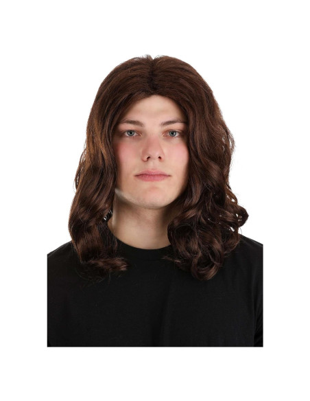 Peluca Tarzan para Adultos - Ondas hasta los Hombros - Marrón Peluca Tarzan para Adultos - Ondas hasta los Hombros - Marrón