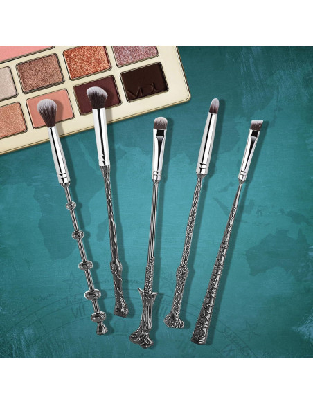 Juego de Brochas de Maquillaje LENDOO Harry Potter 5 Piezas Juego de Brochas de Maquillaje LENDOO Harry Potter 5 Piezas