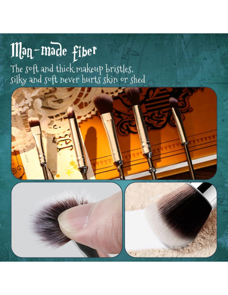 Juego de Brochas de Maquillaje LENDOO Harry Potter 5 Piezas Juego de Brochas de Maquillaje LENDOO Harry Potter 5 Piezas