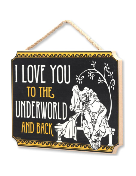 Decoración de Pared Disney Hércules - Te Amo Hasta el Inframundo Decoración de Pared Disney Hércules - Te Amo Hasta el Inframundo