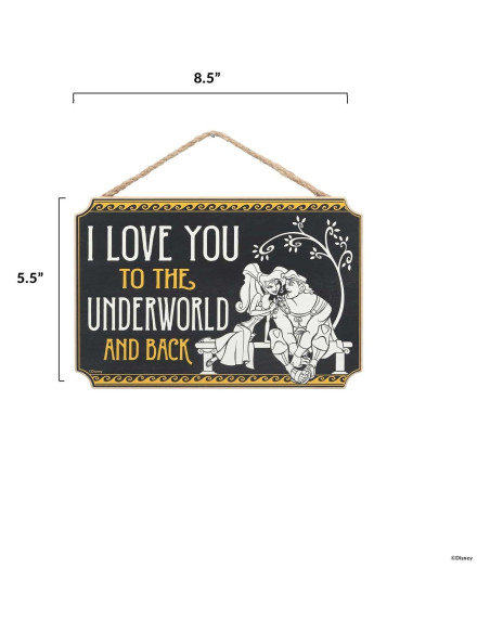 Decoración de Pared Disney Hércules - Te Amo Hasta el Inframundo Decoración de Pared Disney Hércules - Te Amo Hasta el Inframundo