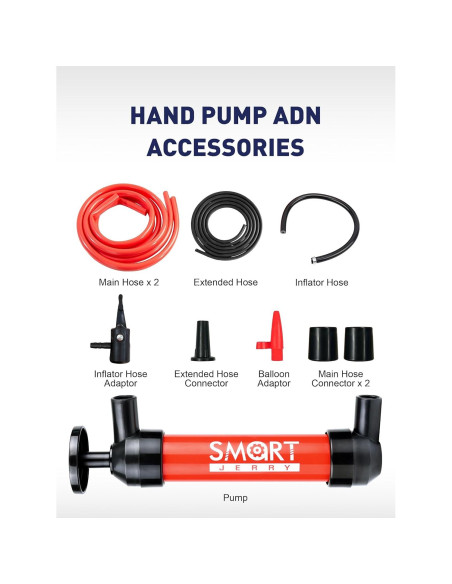 Bomba de Sifón Manual SMART JERRY para Aceite y Combustible Bomba de Sifón Manual SMART JERRY para Aceite y Combustible