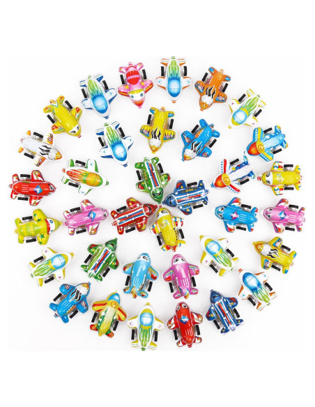 Set de 36 Mini Aviones de Retroceso Hooqict para Niños Set de 36 Mini Aviones de Retroceso Hooqict para Niños