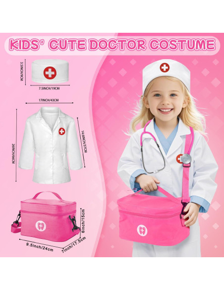 Kit de Doctor de Madera XZZO para Niños 3 a 5 Años Kit de Doctor de Madera XZZO para Niños 3 a 5 Años