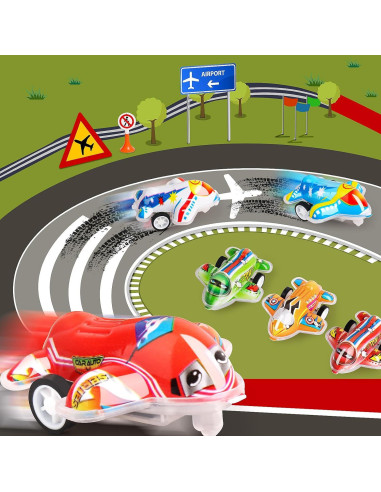 Set de 36 Mini Aviones de Retroceso Hooqict para Niños